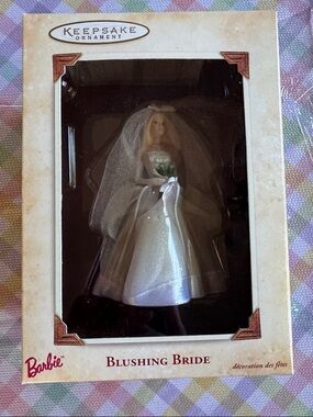 Blushing Bride Barbie Ornament